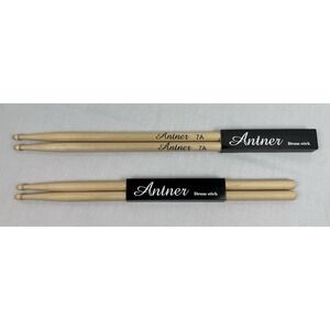 Set Of 2 New Anther Maple Wood Drumsticks 7A 16" Long